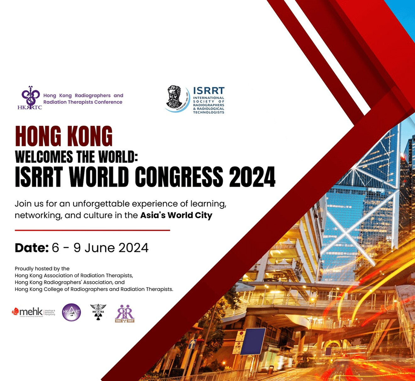 ISRRT World Congress 2024 Hong Kong in conjunction with 5th Hong Kong Radiographers and Radiation Therapists Conference (HKRRTC)