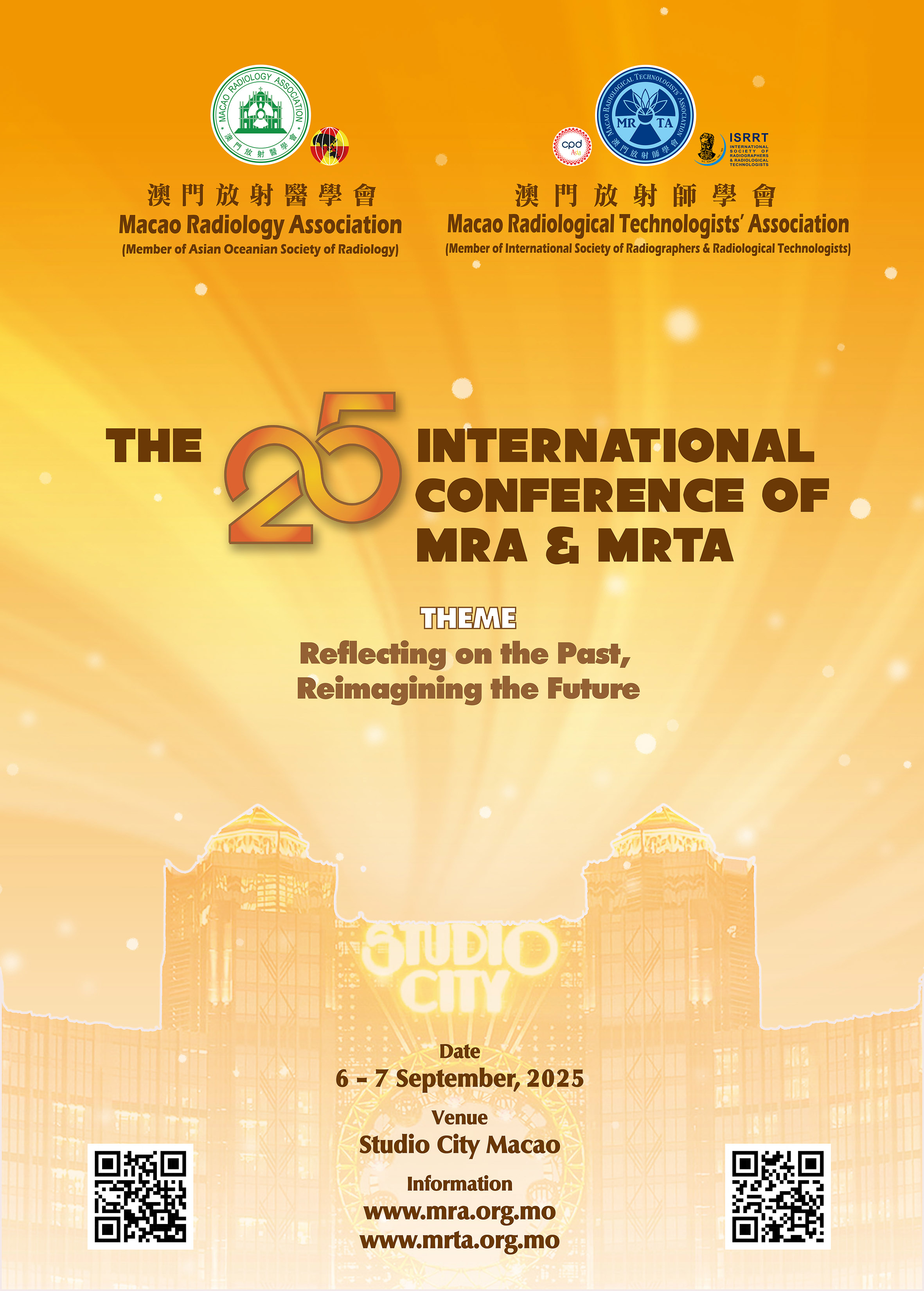 The 25th International Conference of MRA & MRTA 2025 Poster